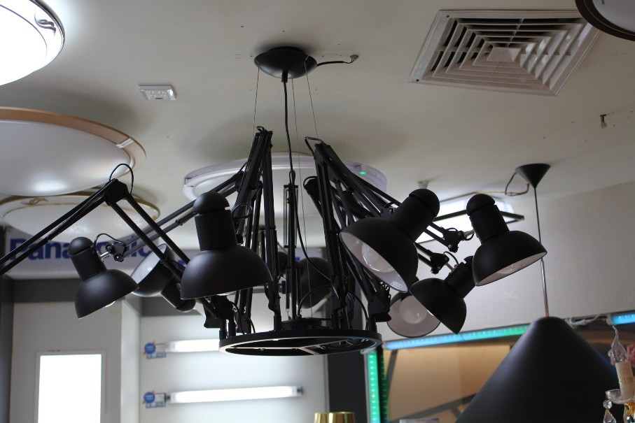 Replica Moooi Dear Ingo сhandelier Lamp Black 12 Lamps