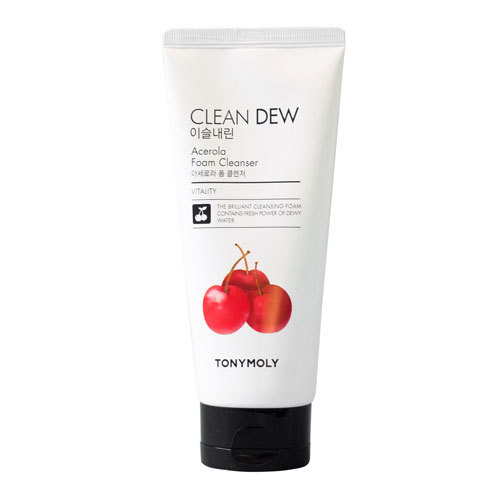 Пенка для умывания tony moly clean dew acerola foam cleanser с экстрактом сакуры