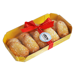 Печенье Сигари с джемом из ежевики