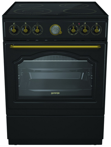 Электрическая плита шириной 60 см Gorenje EC 62 CLB