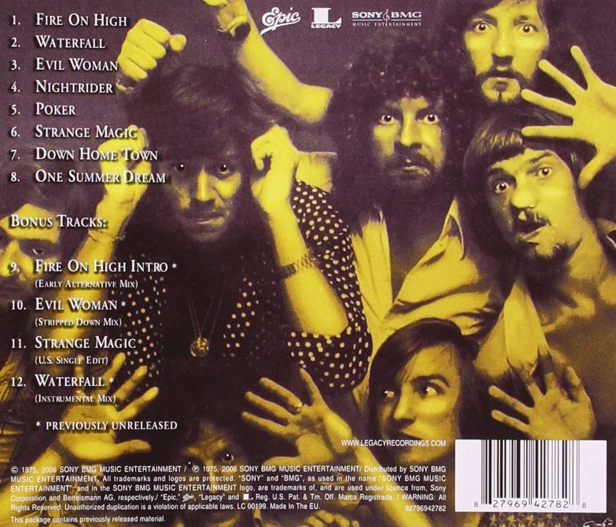 Electric Light Orchestra "Face The Music" купить на аудио компактдиске