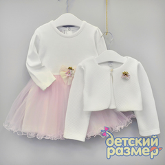 Платье с болеро (фактурная ткань)