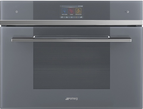 Компактный духовой шкаф Smeg SF4104WVCPS комбинированный с пароваркой
