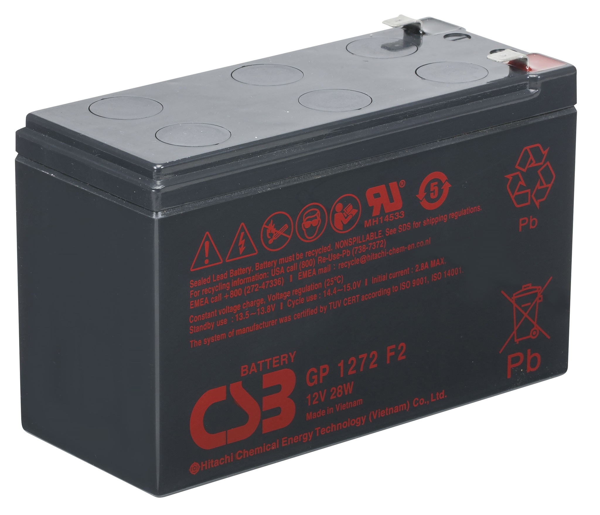 Аккумулятор csb 1272