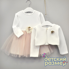 Платье с болеро (фактурная ткань)