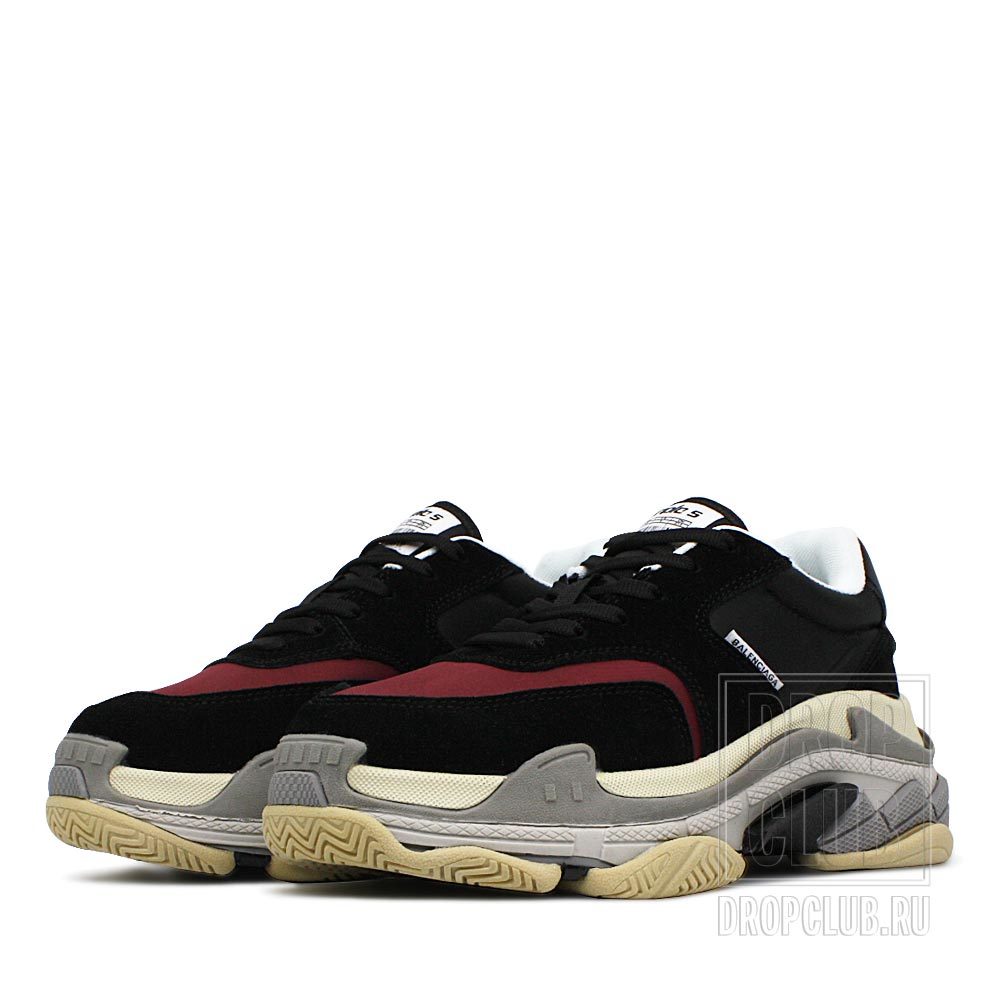 balenciaga triple s 2. burgundy