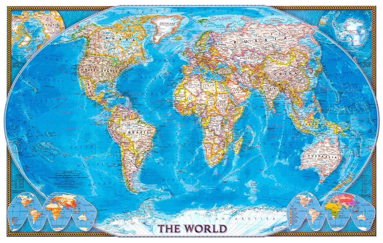 Мини карта мира