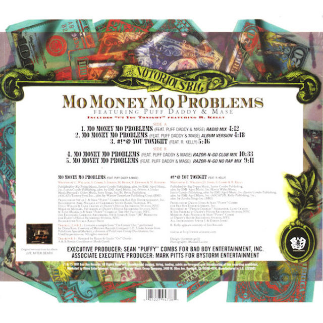 The Notorious B I G Mo Money Mo Problems Coloured Vinyl - 