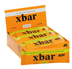 Протеиновый батончик «Xbar» со вкусом апельсина Vasco nutrition 60 гр