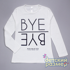 Футболка-лонгслив со стразами