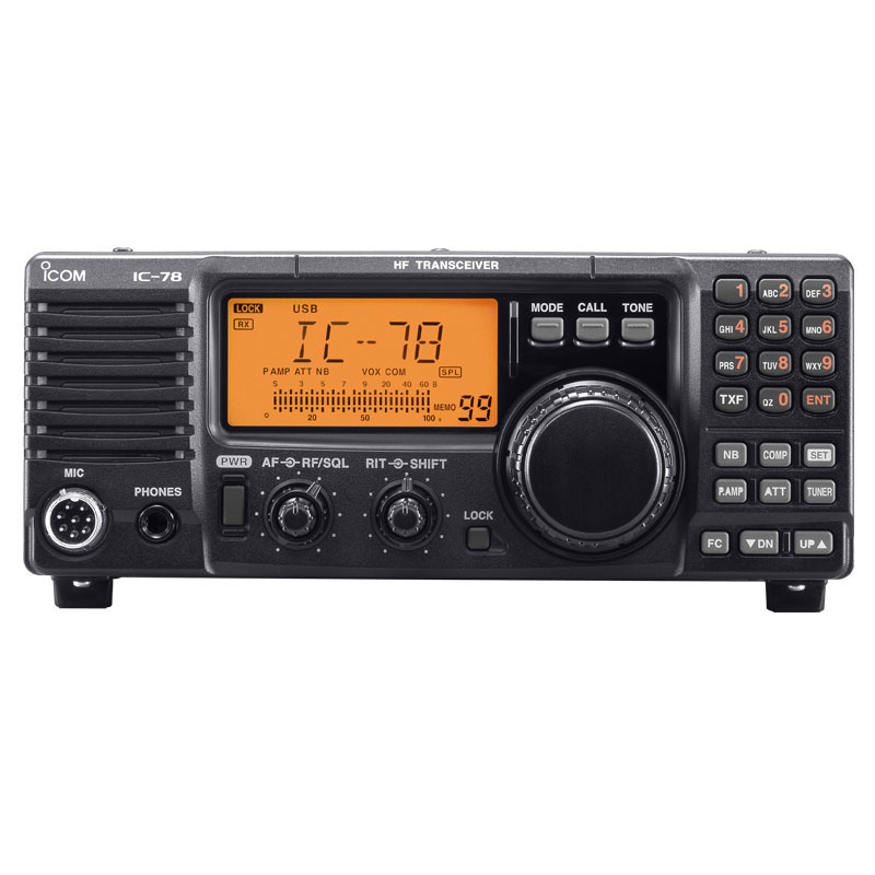 Кв радиостанция типа icom ic78 с блоком питания и афу