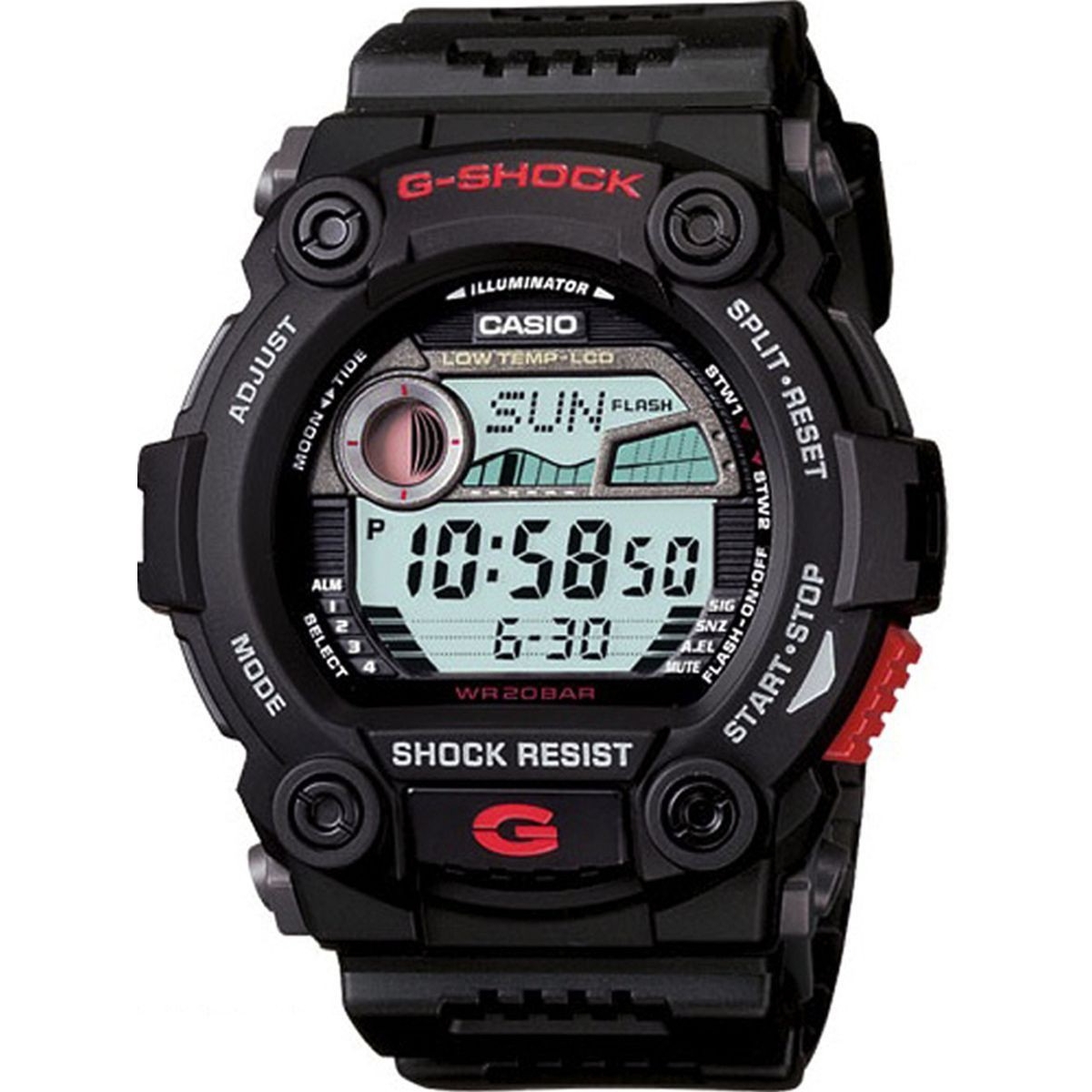 casio shock absorbing structure