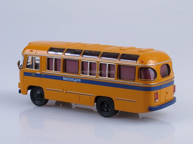 Scale model bus 1/43 PAZ-672M police