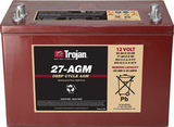 Тяговый аккумулятор Trojan 27-AGM ( 12V 89Ah / 12В 89Ач ) - фотография Тяговый аккумулятор Trojan 27-AGM ( 12V 89Ah / 12В 89Ач ) - фотография