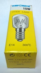 Лама духовки 15w, E14, 300° Лама духовки 15w, E14, 300°