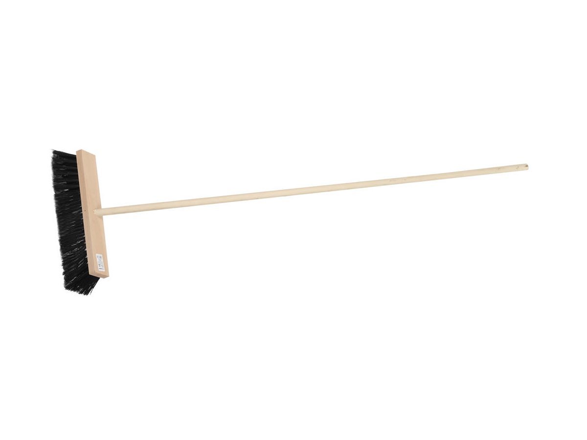 Щетка ЗУБР уличная деревянная с ручкой, волокно 90мм, ПЭТ, 140см, 40х7см