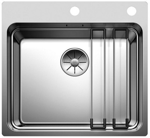 Кухонная мойка Blanco ETAGON 500 - IF/A, клапан-автомат, нержавеющая сталь
