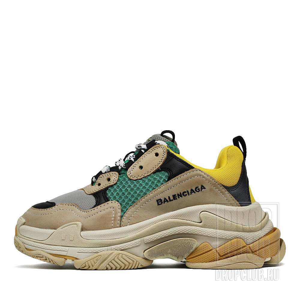 Balenciaga Triple S Green Black White Grey on YouTube