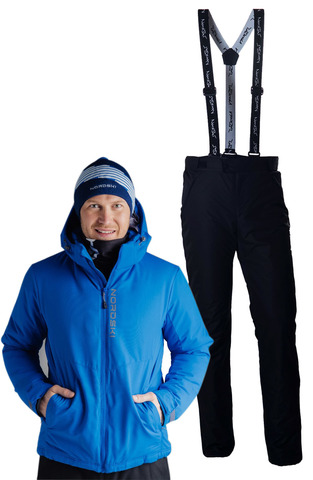 Утеплённый прогулочный лыжный костюм Nordski Montana Blue мужской