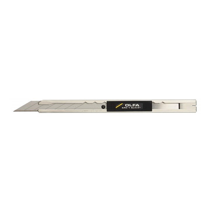 Нож OLFA для графических работ, корпус из нержавеющей стали, 9мм