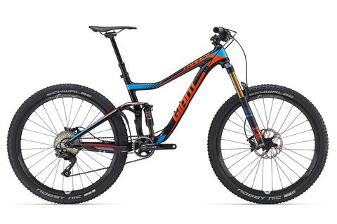 Giant Trance Advanced 27.5 1 (2016) черный с оранжевым