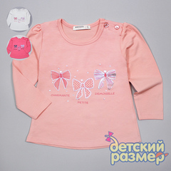 Футболка-лонгслив (серебристый принт)