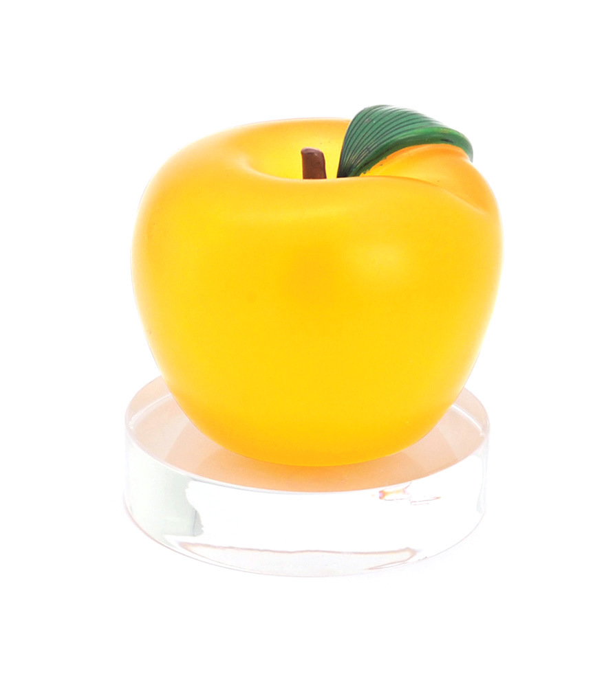 Желтое яблоко картинка для детей на прозрачном фоне