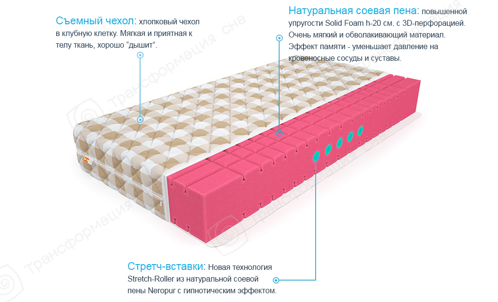 мягкий матрас