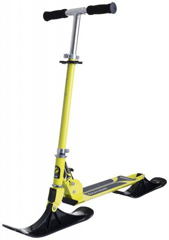 Самокат-снегокат ( Самокат на лыжах) STIGA BIKE SNOW KICK, цвет желтый