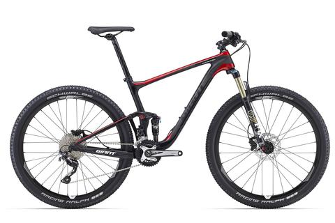Giant Anthem Advanced 27.5 2 (2016) черный с красным