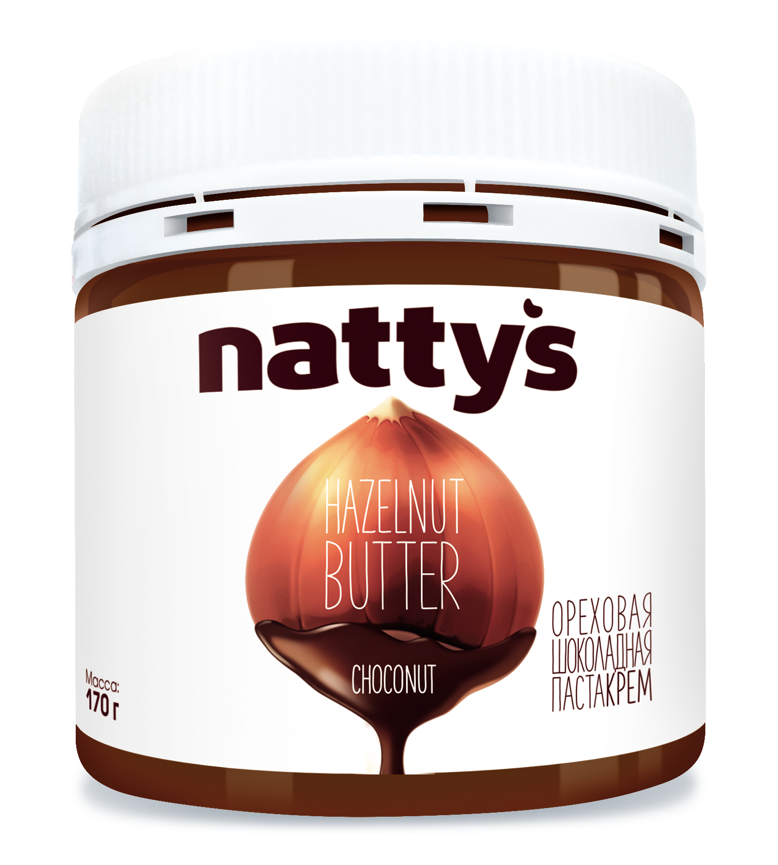 Шоколадно-ореховая крем-паста NATTY'S 170 г