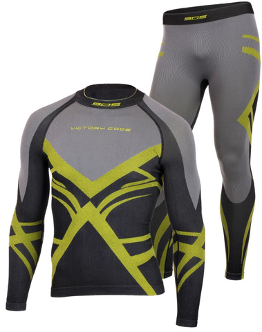 Комплект термобелья 905 Victory Code Grey Black